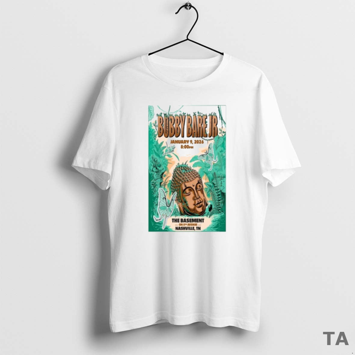 Top Bobby Bare Jr Nashville Tn January 9 2026 Concert T Shirt Sweater - clothing by TeeHivey.com