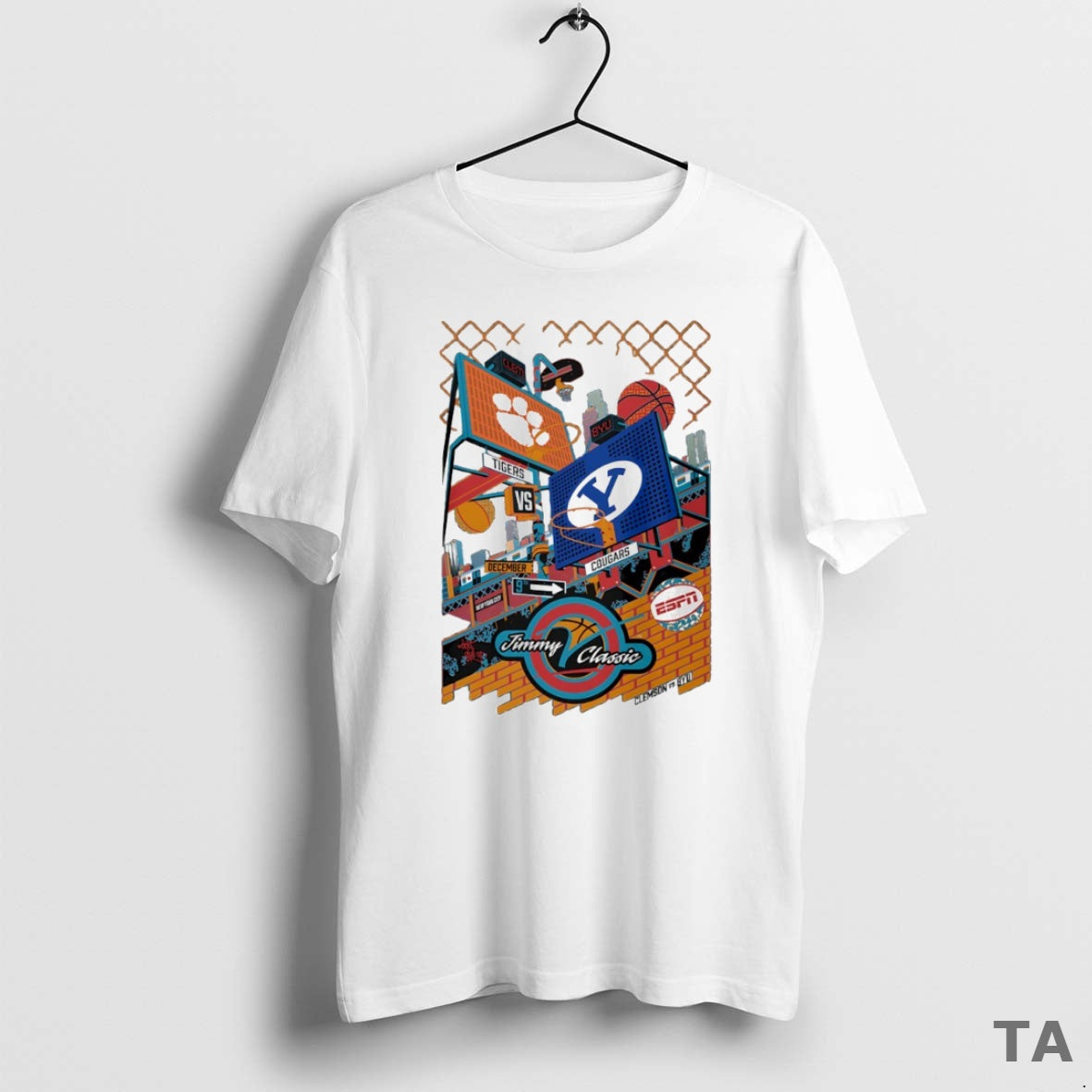 Top Clemson Tigers Vs Byu Cougars Jimmy Classic Circle T Shirt Sweater - clothing by TeeHivey.com