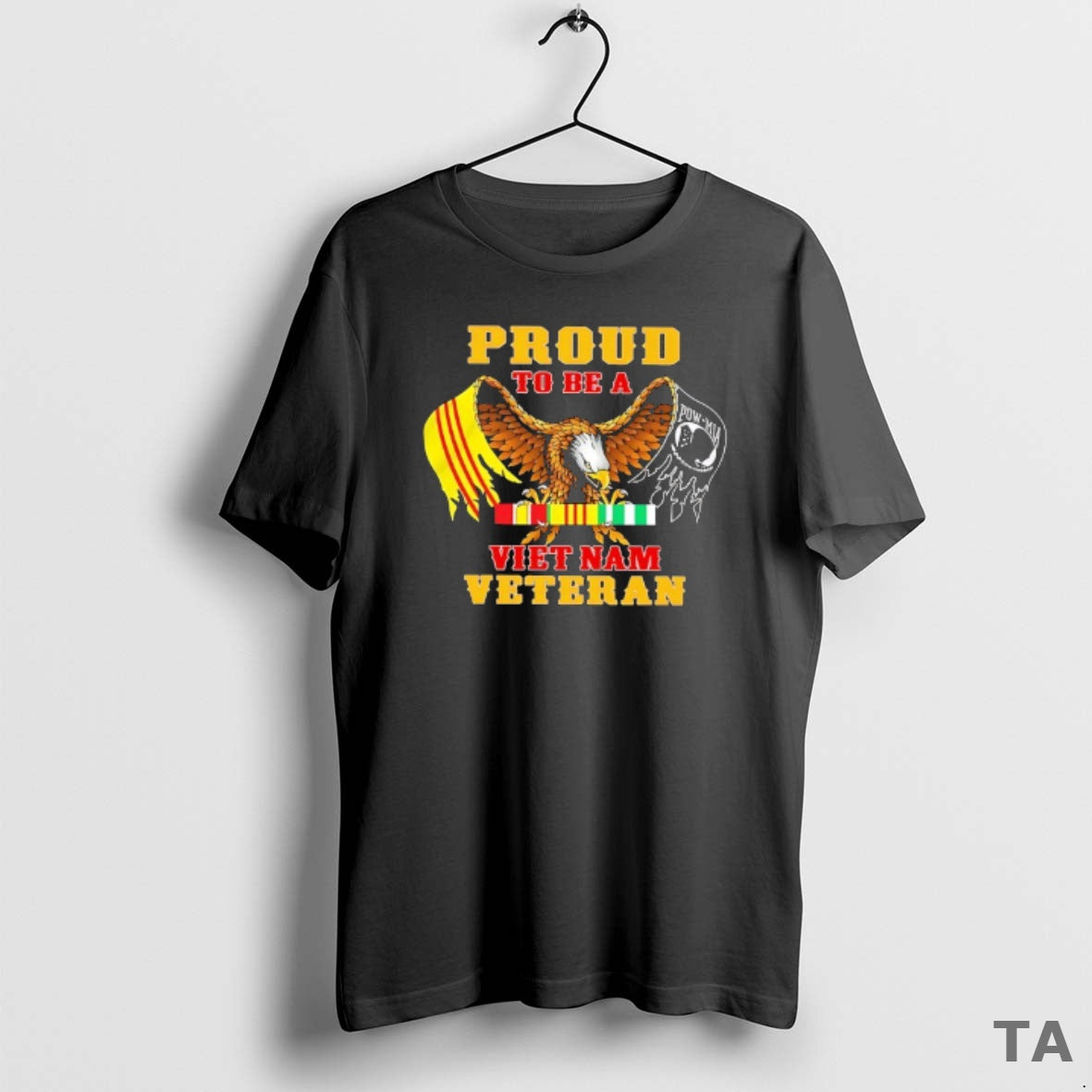 Top Eagle Proud To Be A Vietnam Veteran T Shirt Sweater - clothing by TeeHivey.com