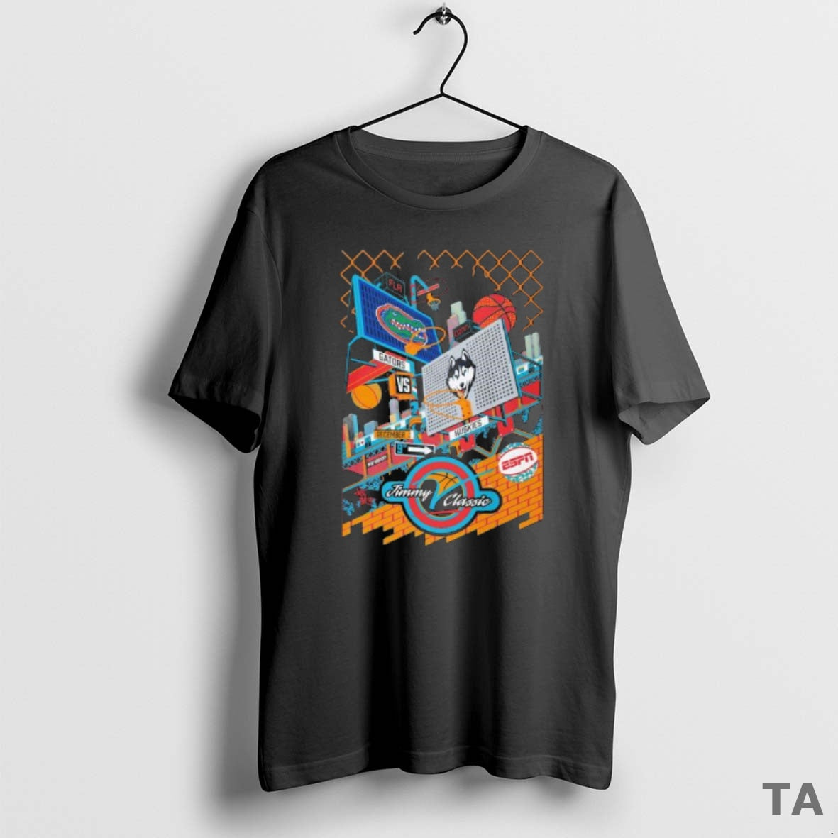 Top Florida Vs Uconn 2025 Jimmy V Classic Basketball T Shirt Sweater - clothing by TeeHivey.com