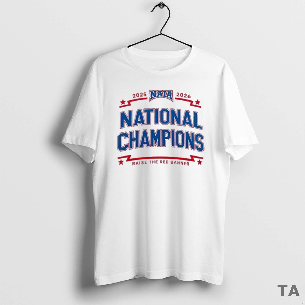 Top Grand View Vikings 2025 26 Naia National Champions Raise The Red Banner - clothing by TeeHivey.com