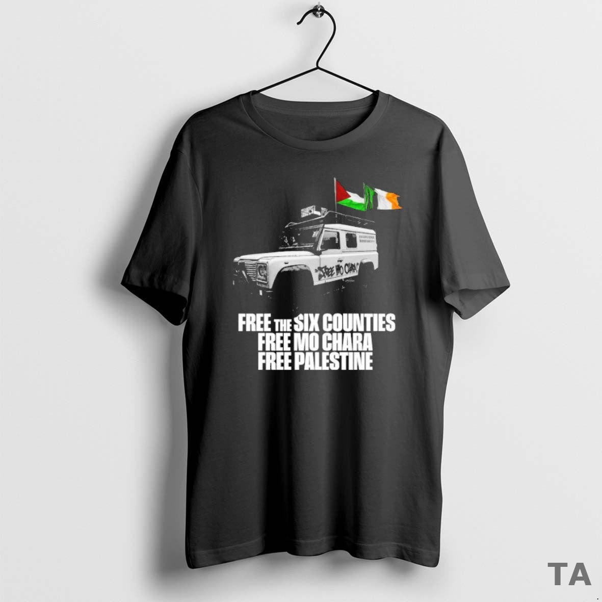 Top Kneecap Free The Six Counties Free Mo Chara Free Palestine T Shirt Sweater - clothing by TeeHivey.com