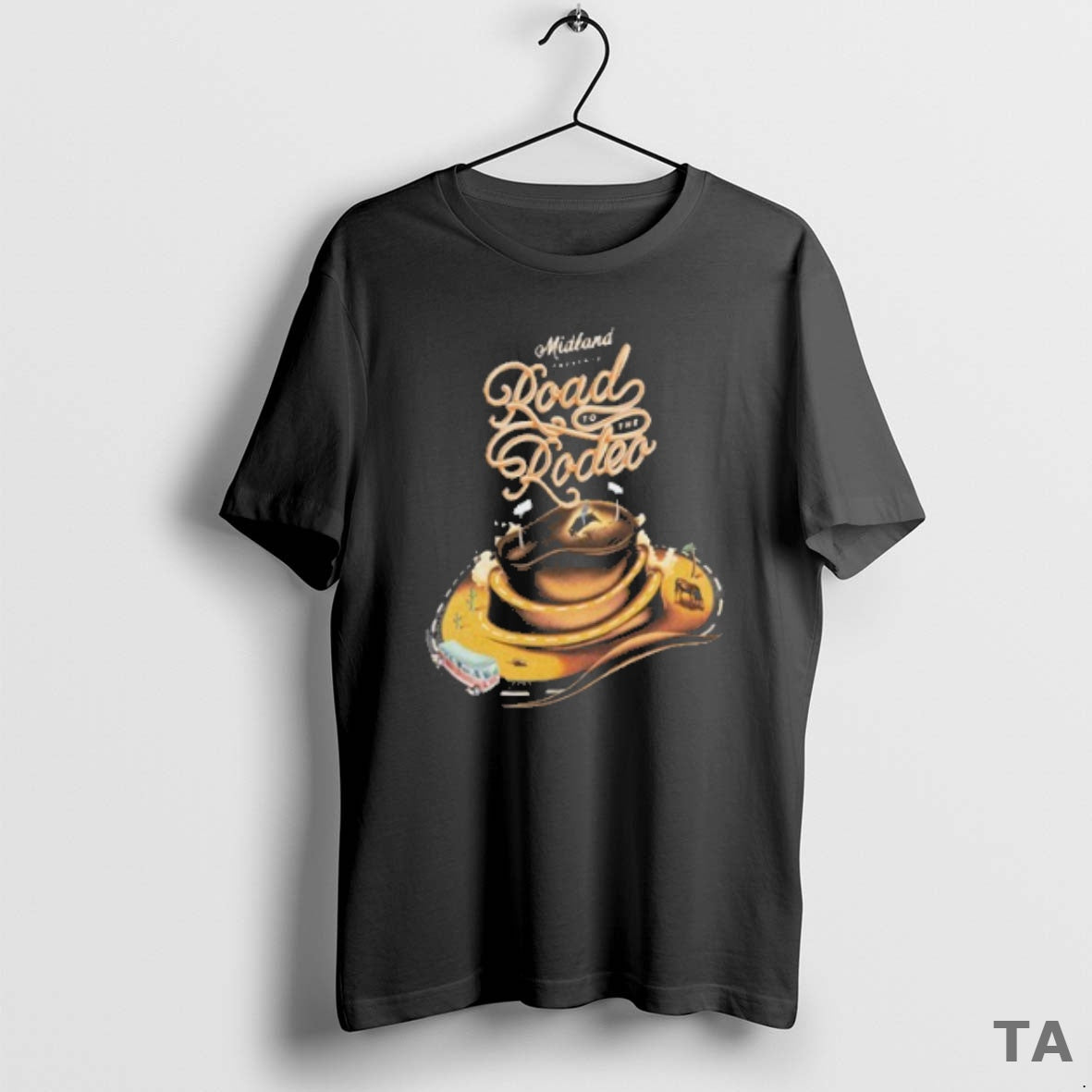 Top Midland Road To The Rodeo Hat T Shirt Sweater - clothing by TeeHivey.com
