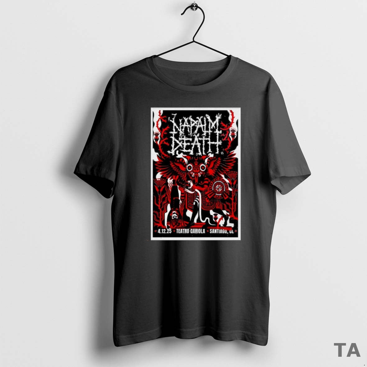 Top Napalm Death Teatro Cariola On December 4 2025 In Santiago Chile T Shirt Sweater - clothing by TeeHivey.com