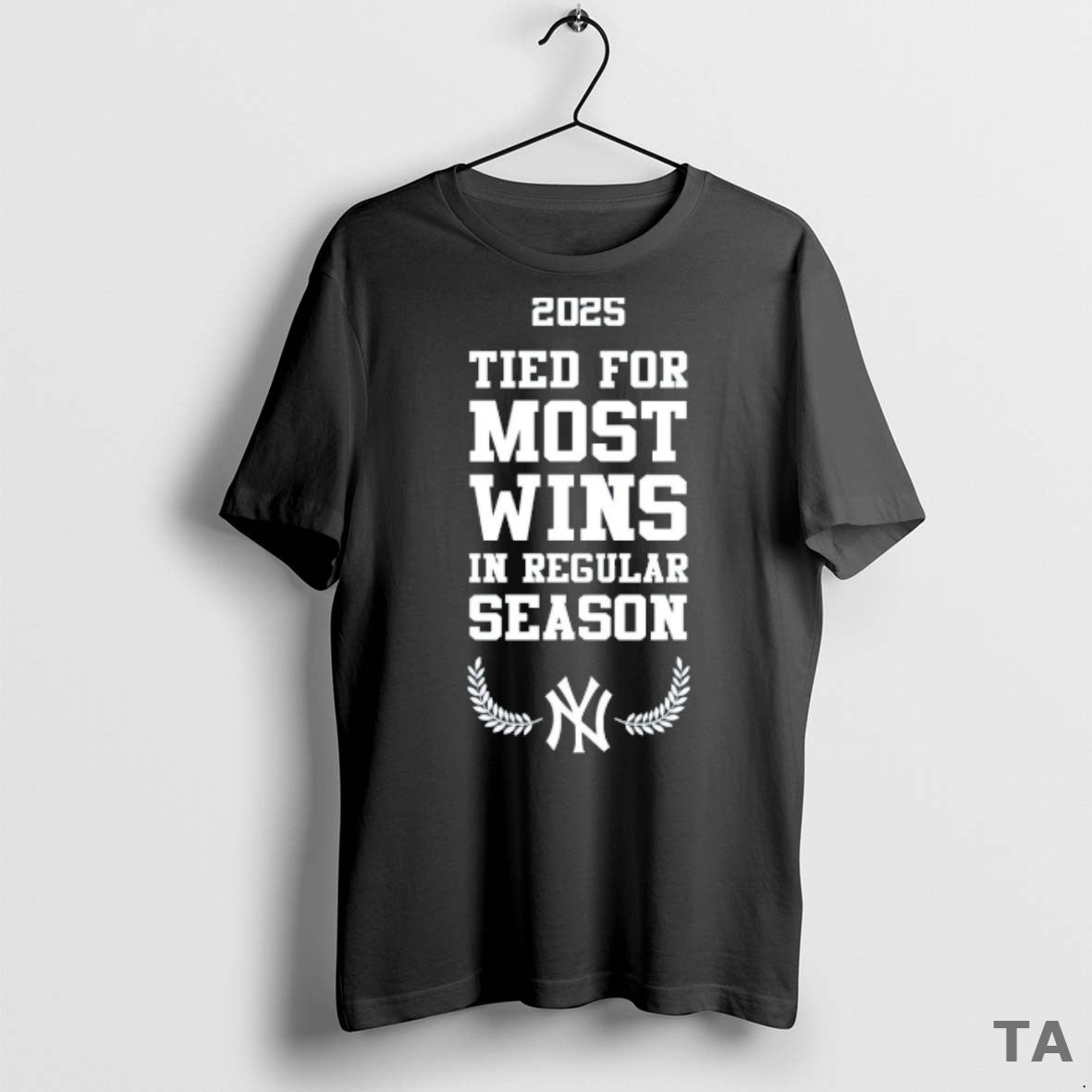 Top New York Yankees Mlb Tied For Most Wins In Regular Season 2025 Logo - clothing by TeeHivey.com