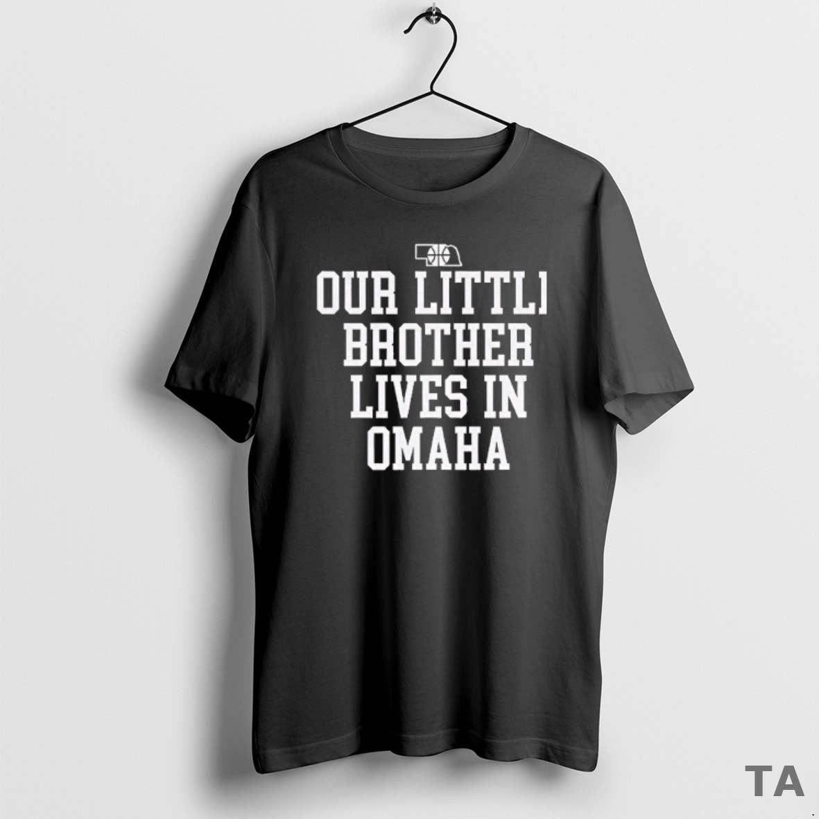 Top Our Little Brother Lives In Omaha T Shirt Sweater - clothing by TeeHivey.com