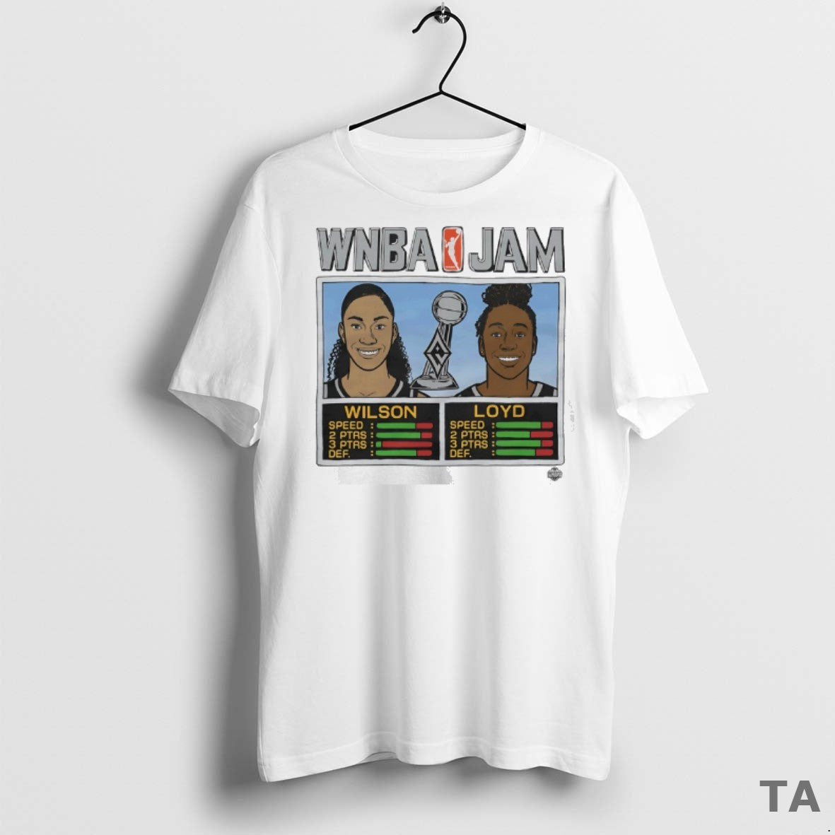 Top Wnba Jam Las Vegas Aces 2025 Champs Aja Wilson And Jewell Loyd - clothing by TeeHivey.com