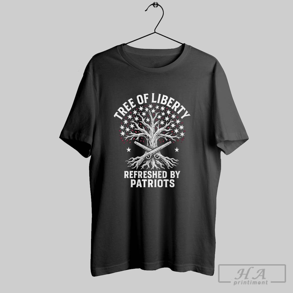 Tree Of Liberty Refreshed By Patriots T Shirts - clothing by TeeHivey.com