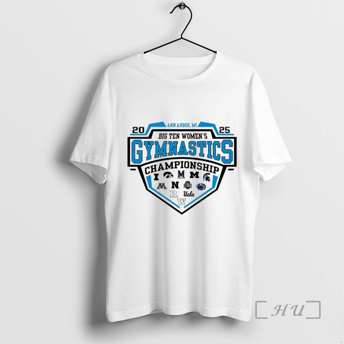 Trending 2025 Ann Arbor Mi Big Ben Womens Gymnastics Championship All Teams Logo Premium - clothing by TeeHivey.com