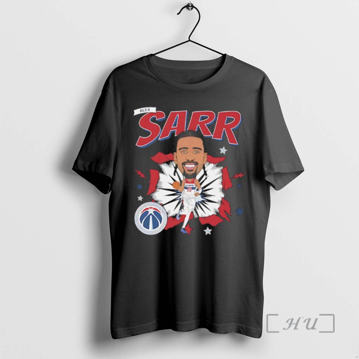 Trending Alex Sarr Washington Wizards Basketball Player Caricature - clothing by TeeHivey.com