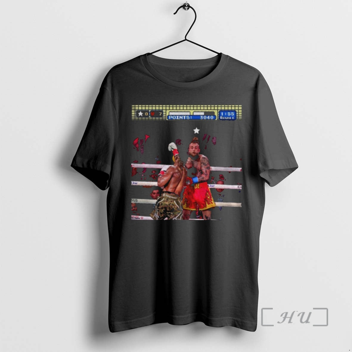 Trending Anthony Joshua Punch Out Level 1 Glass Jaw Jake Paul Premium T Shirts Sweater - clothing by TeeHivey.com
