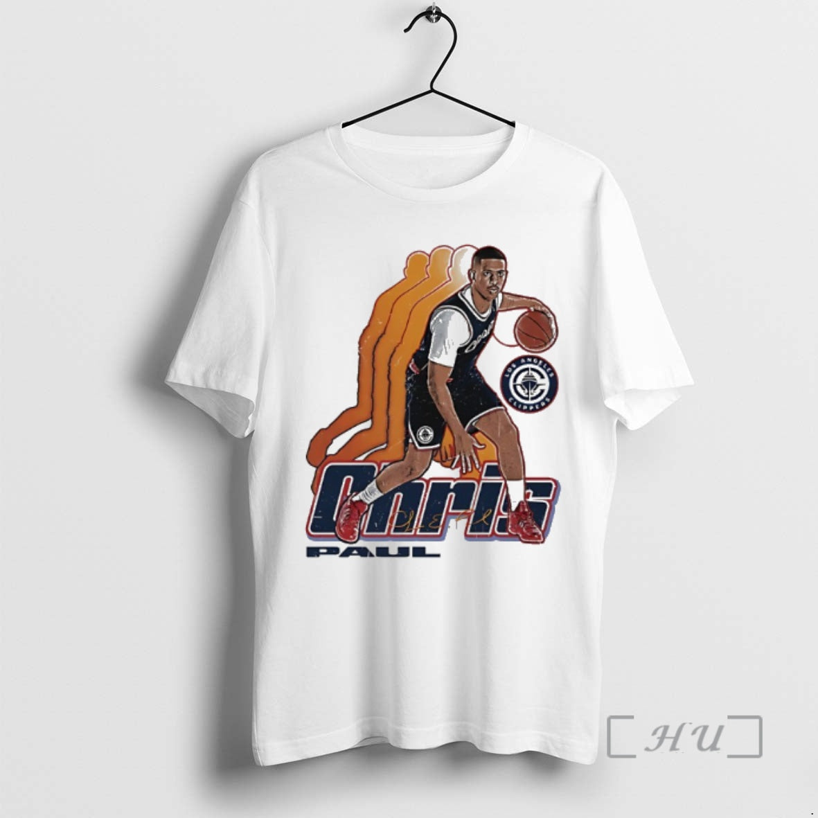 Trending Chris Paul Los Angeles Clippers Basketball Signature Retro - clothing by TeeHivey.com