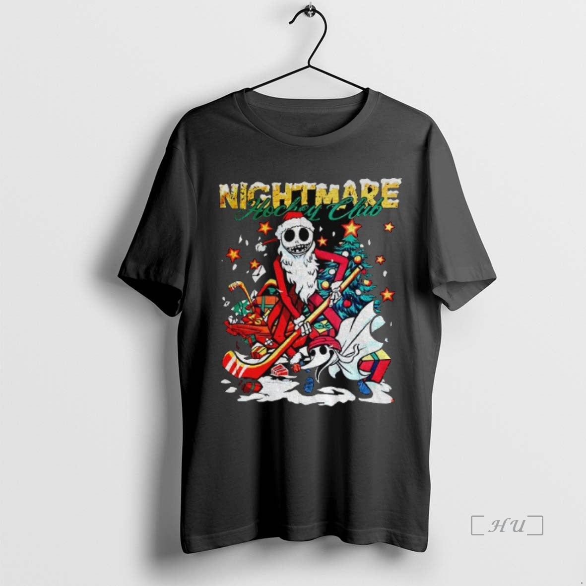 Trending Jack Skellington And Zero The Nightmare Before Christmas Nightmare Hockey Cub Premium T Shirts