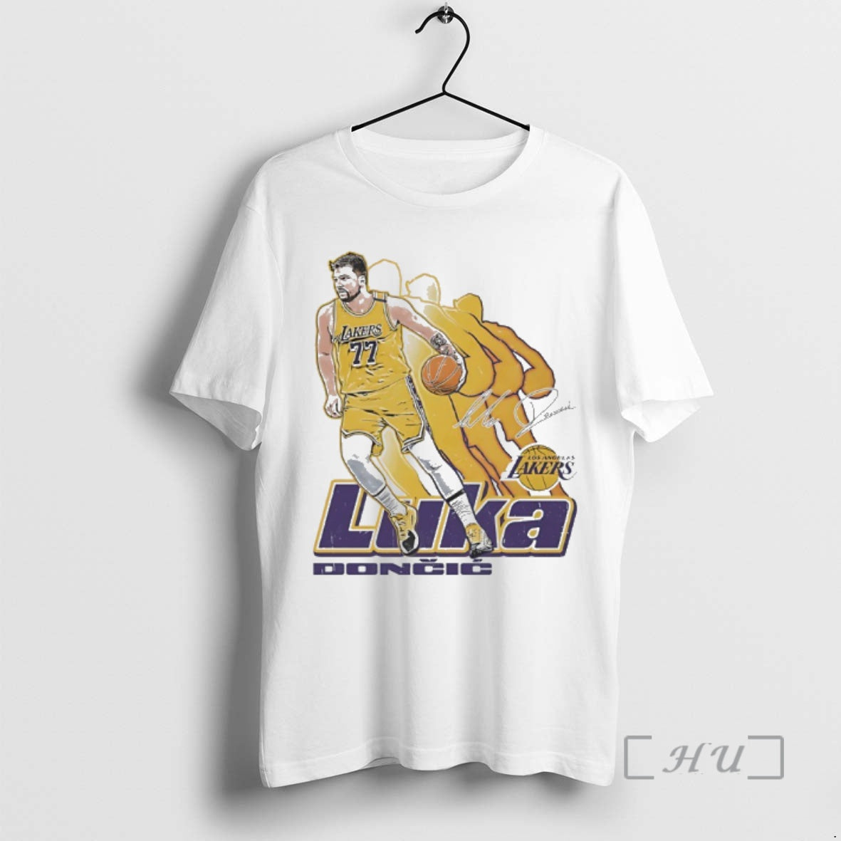 Trending Luka Doncic Los Angeles Lakers Nba Player Signature Retro - clothing by TeeHivey.com