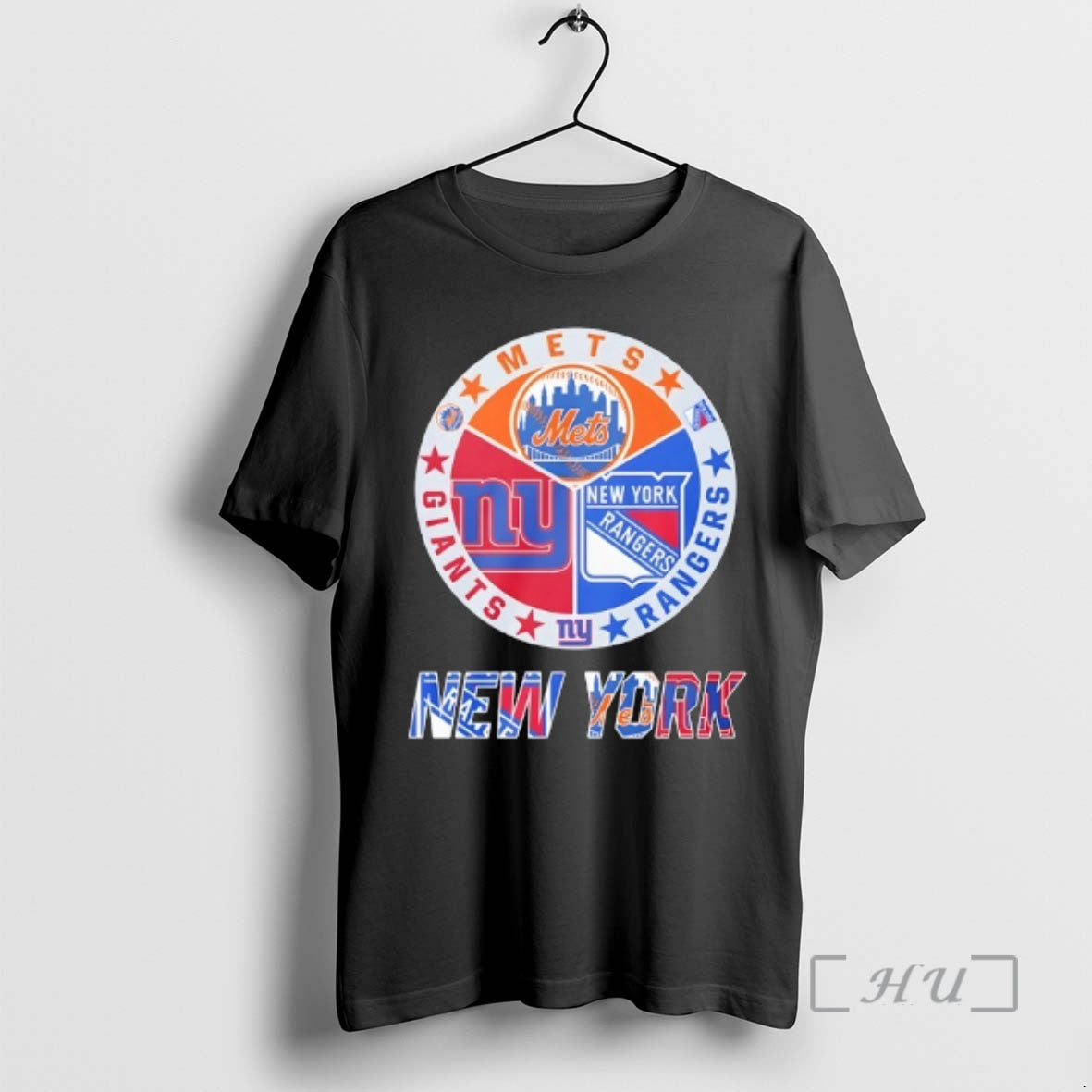 Trending New York Rangers New York Mets New York Giants Mashup Logo Premium T Shirts - clothing by TeeHivey.com