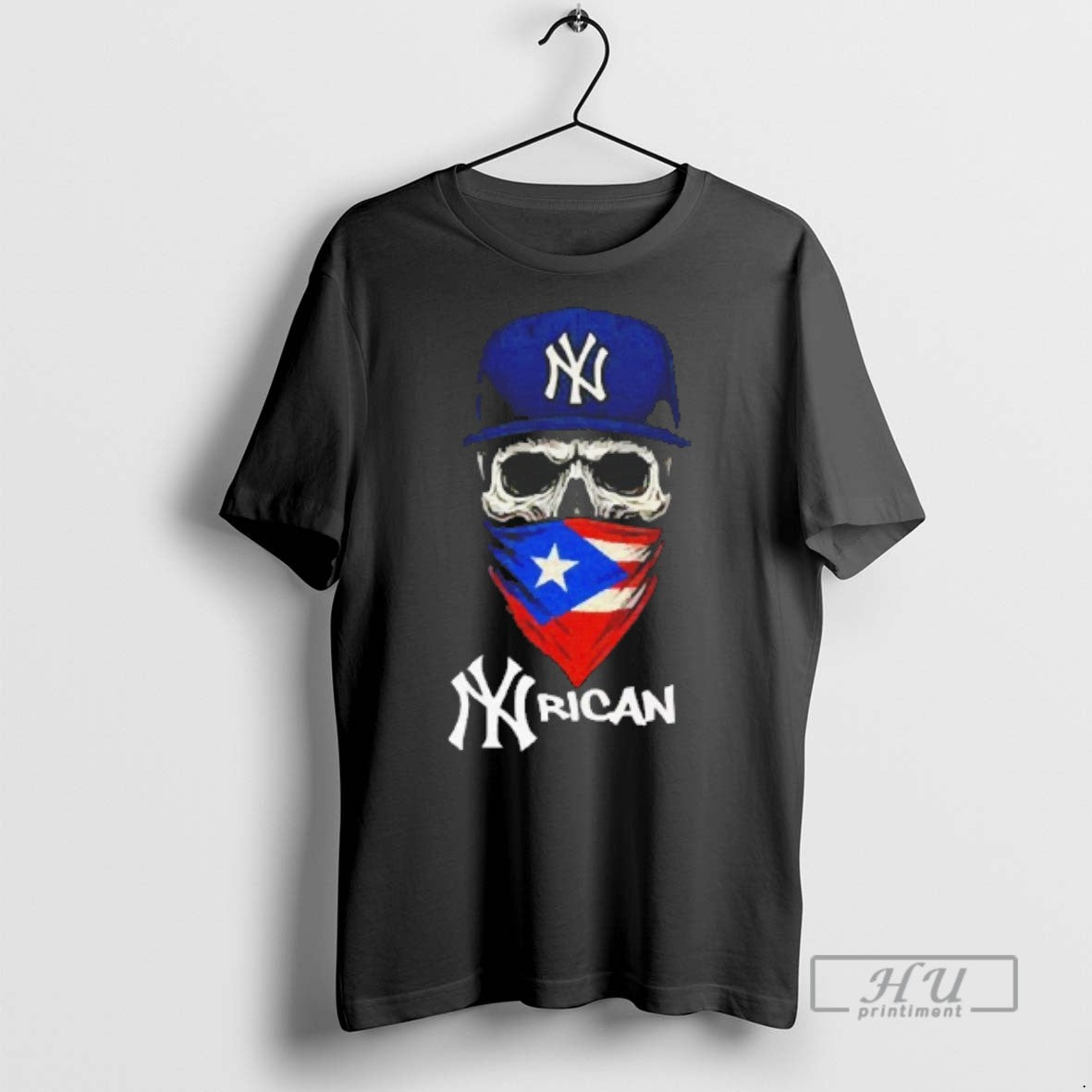 Trending New York Yankees Puerto Rican Skull Blackshirt T Shirts - clothing by TeeHivey.com