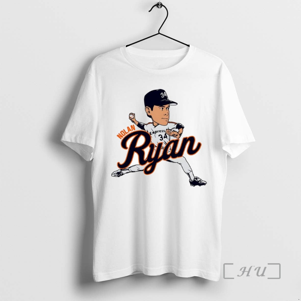 Trending Nolan Ryan Houston Astro Caricature Playing Baseball - clothing by TeeHivey.com