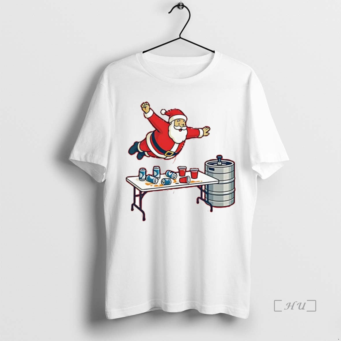 Trending Santa Beer Pong Table Dive Christmas - clothing by TeeHivey.com