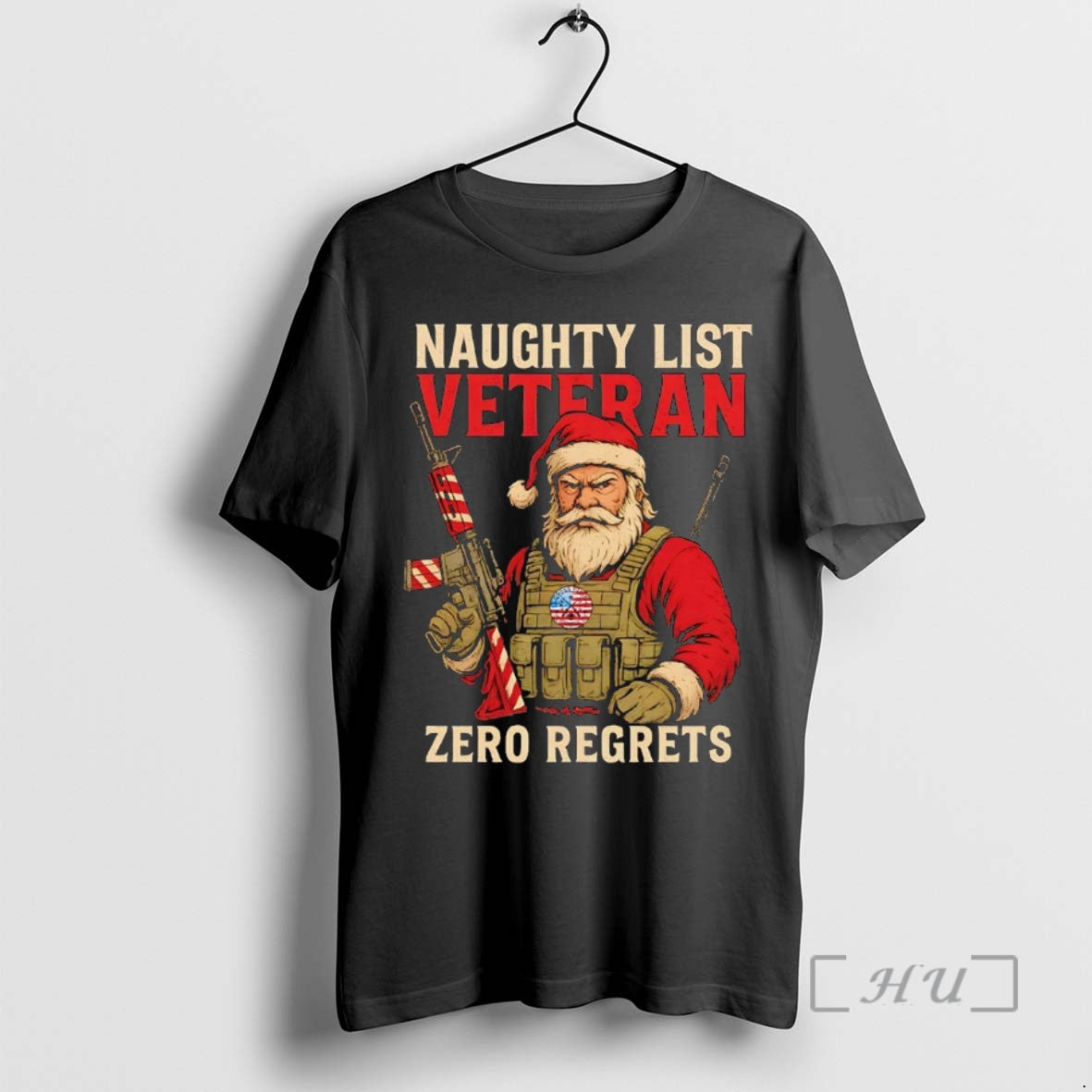 Trending Santa Naughty List Veteran Zero Regrets Christmas - clothing by TeeHivey.com