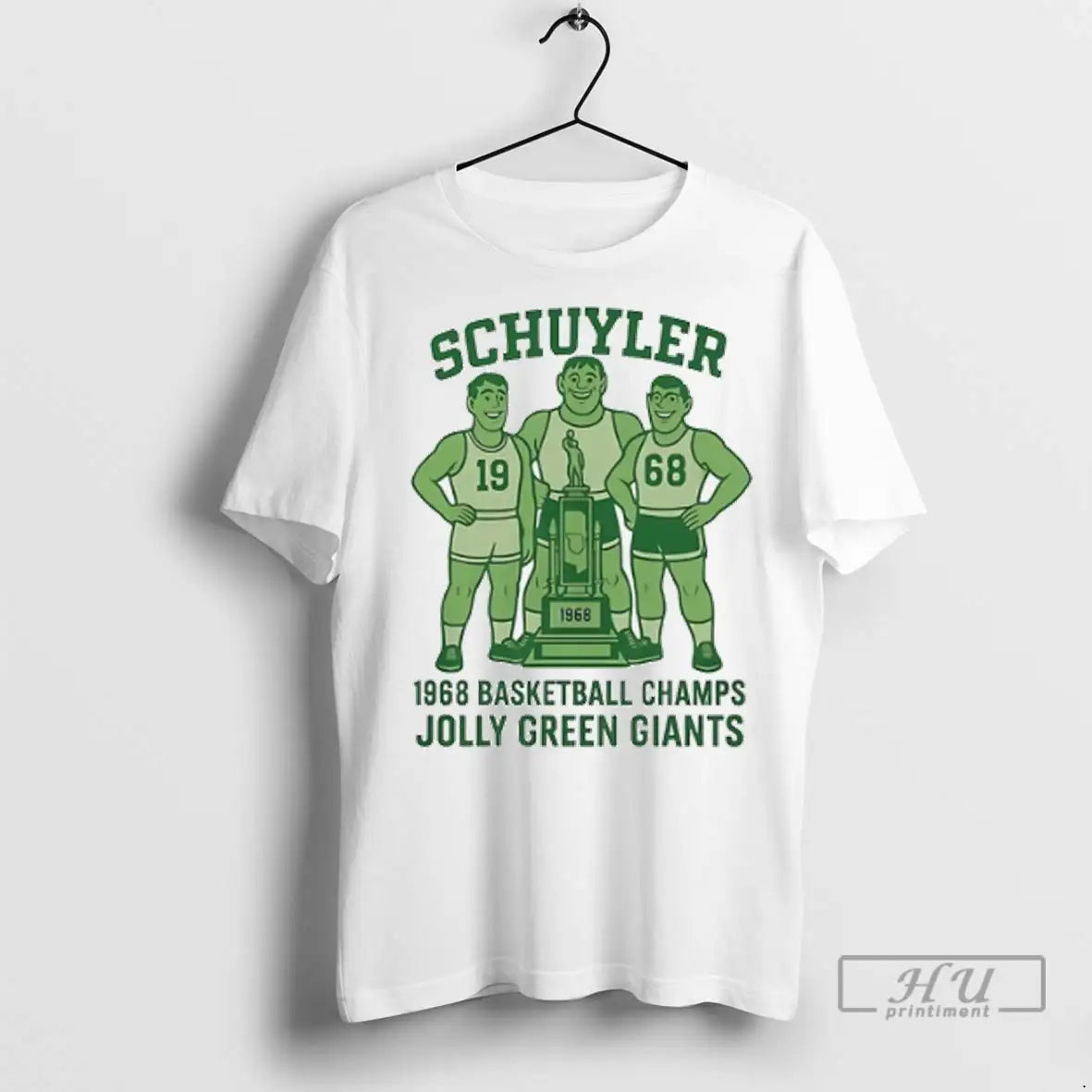 Trending Schuyler Jolly Green Giants Basketball Champs 1968 T Shirts