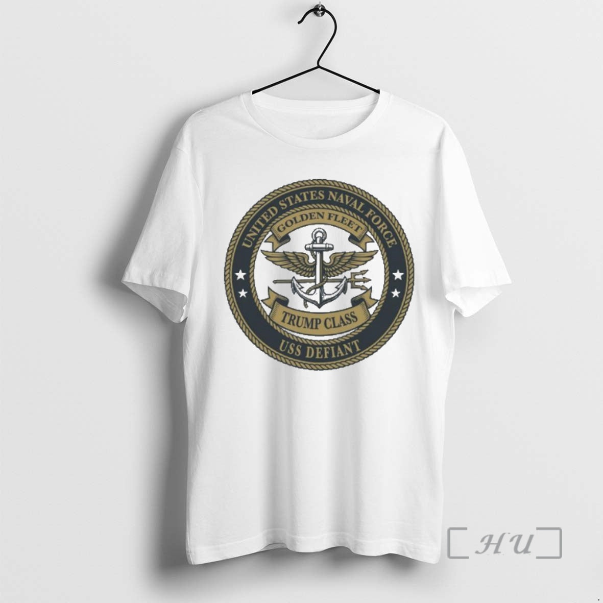 Trending United States Naval Force Uss Defiant Golden Fleet Trump Class Premium T Shirts Sweater - clothing by TeeHivey.com