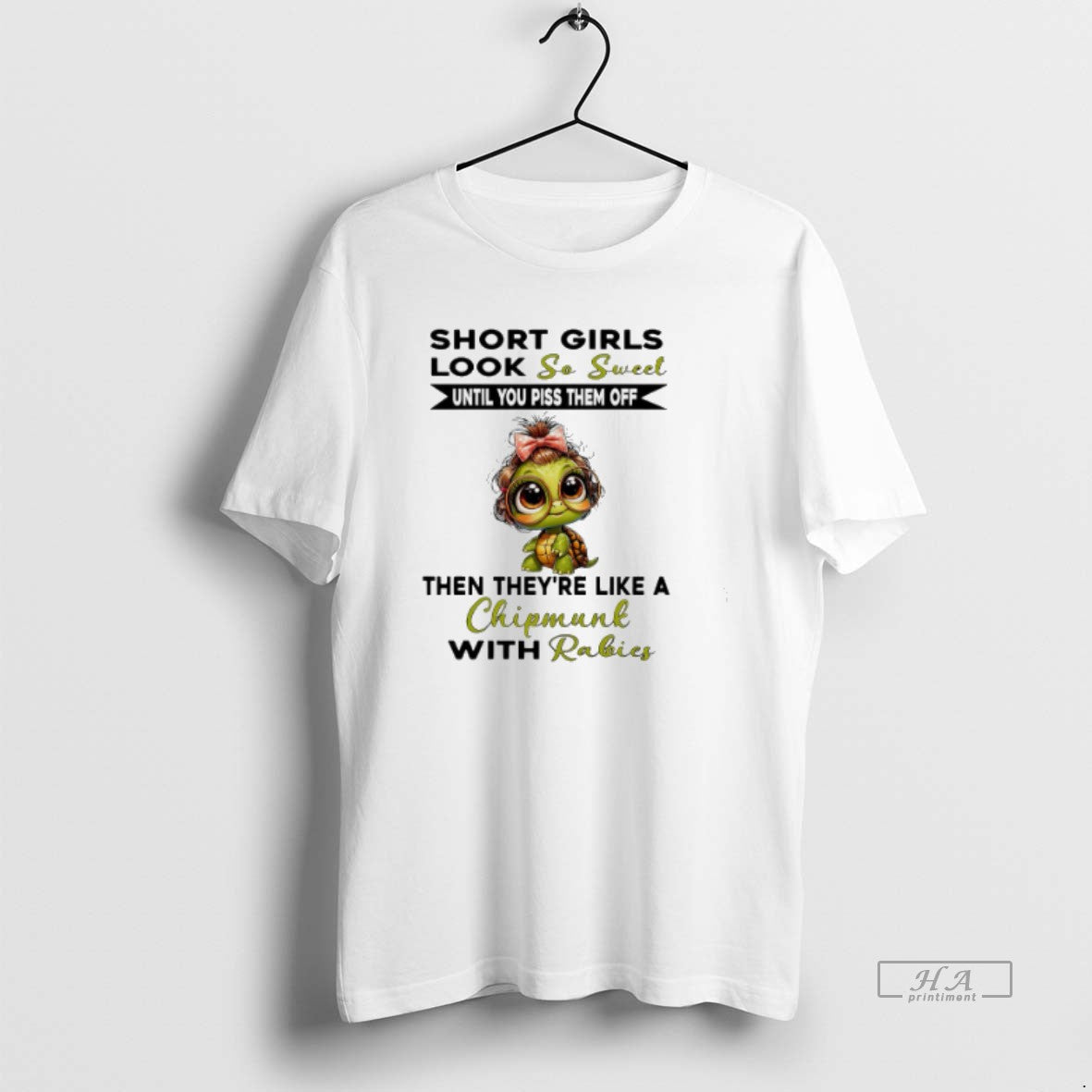 Trendy Baby Turtle Short Girls Look So Sweet Until You Piss Them Off Then Theyre - clothing by TeeHivey.com