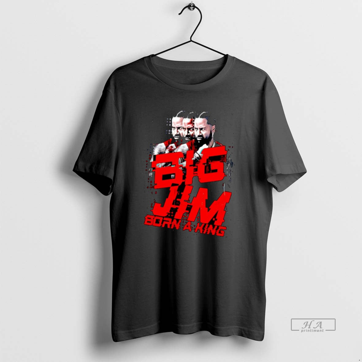 Trendy Big Jim Born A King - clothing by TeeHivey.com