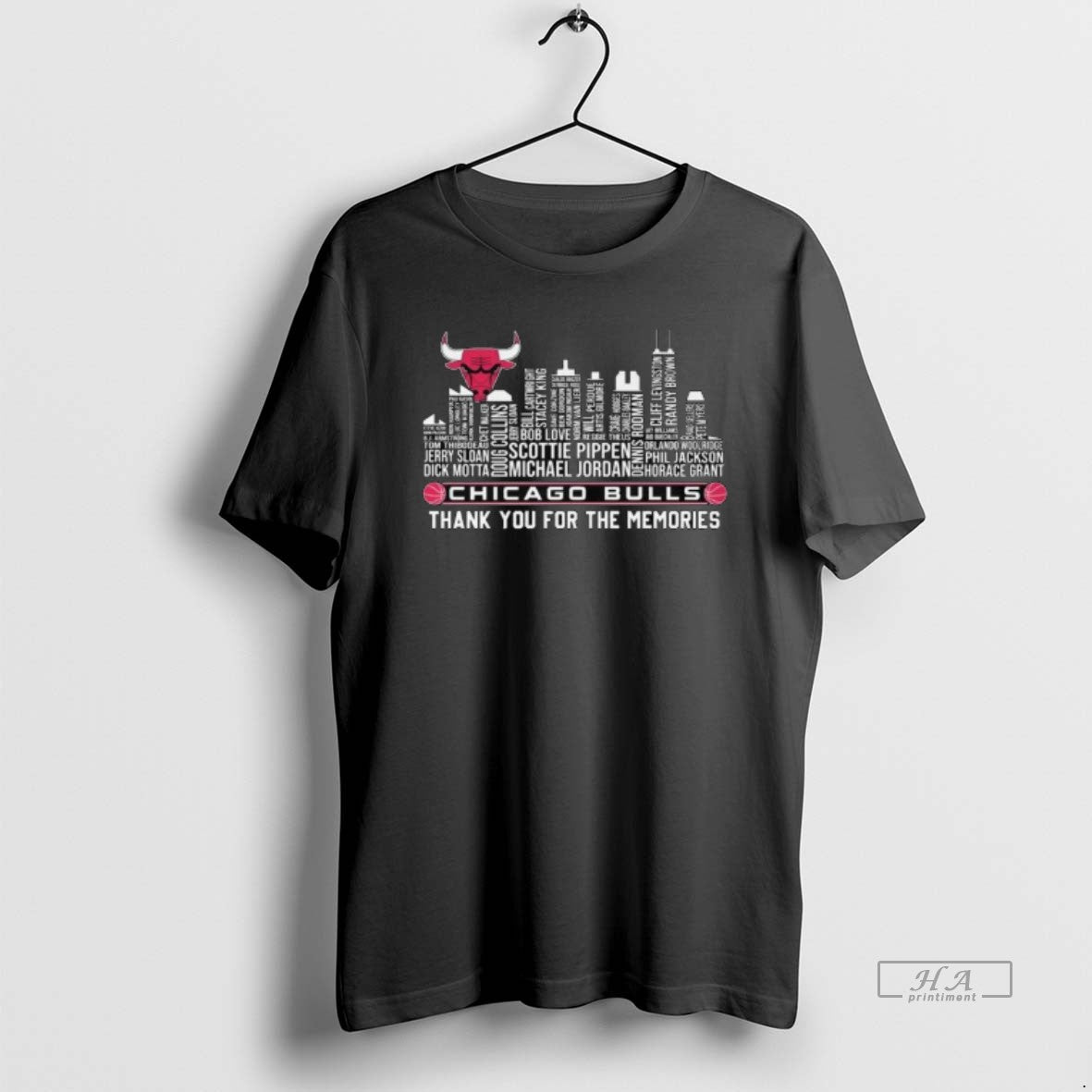 Trendy Chicago Bulls Skyline Names Thank You For The Memories 2025 Long Sleve - clothing by TeeHivey.com