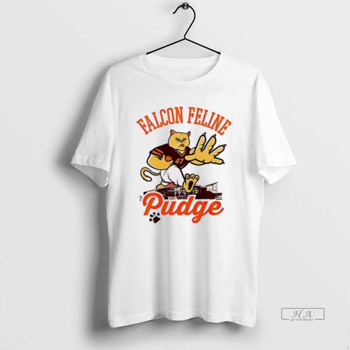 Trendy Falcon Felline Pudge The Cat Bgsu Football - clothing by TeeHivey.com
