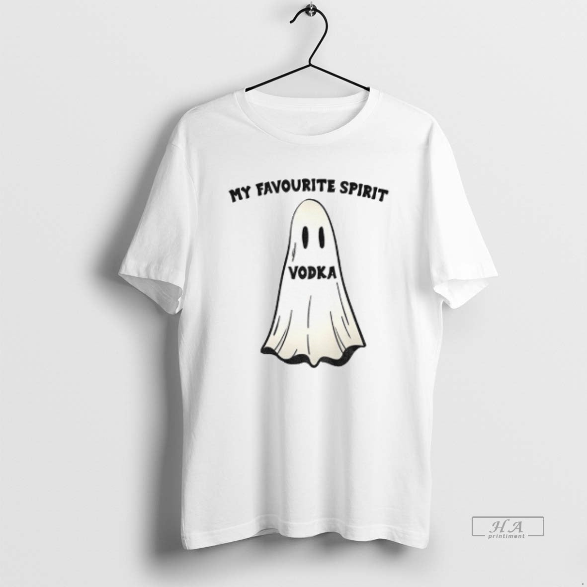 Trendy Ghost My Favourite Spirit Vodka Halloween - clothing by TeeHivey.com