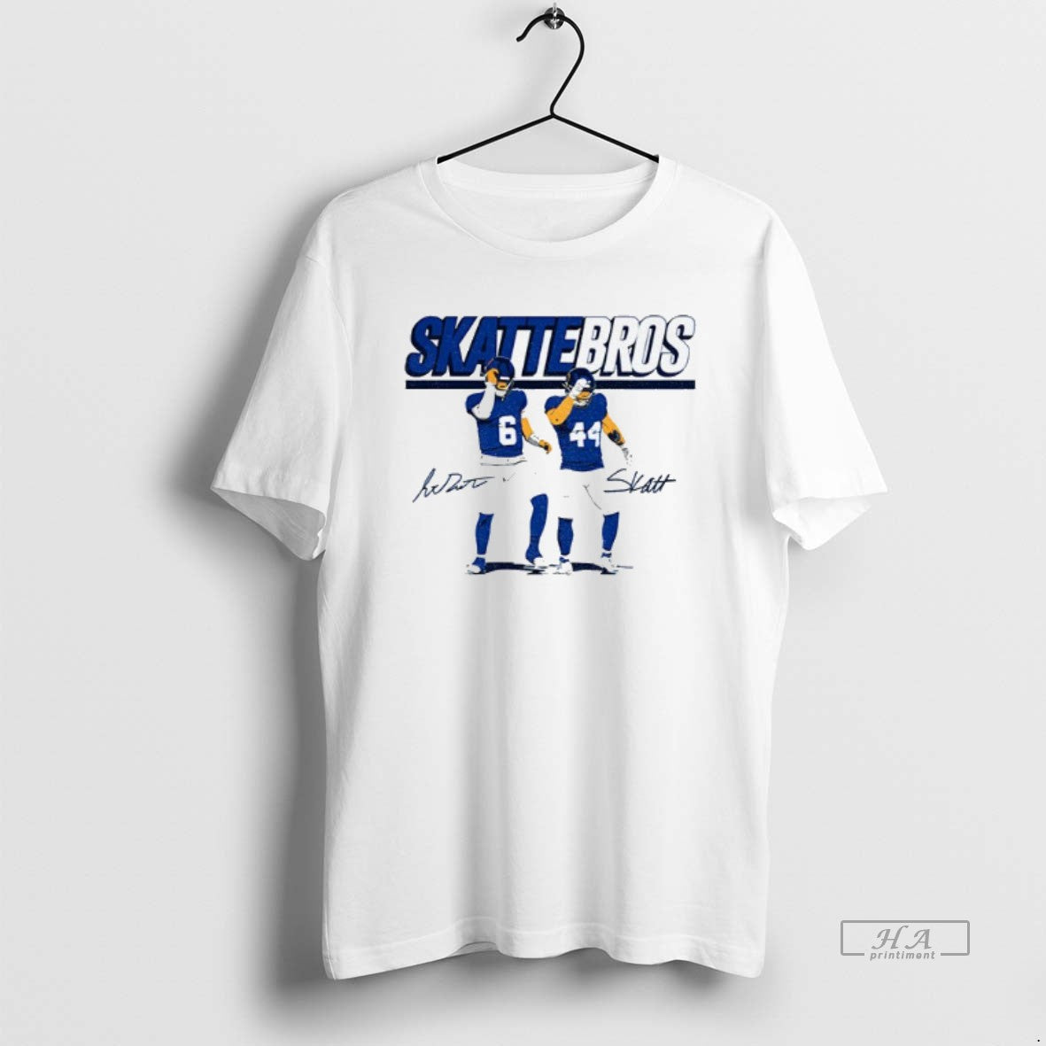 Trendy Giants Jaxson Dart Cam Skattebo Celebration Pose Signature Ny Giants - clothing by TeeHivey.com