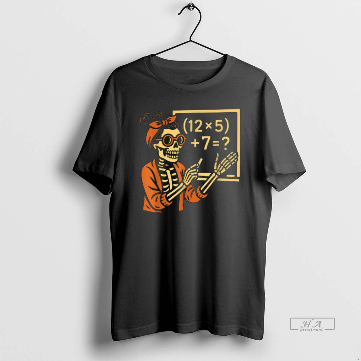 Trendy Halloween Teacher Six Seven Meme 6 7 Skeleton Spooky Costume - clothing by TeeHivey.com