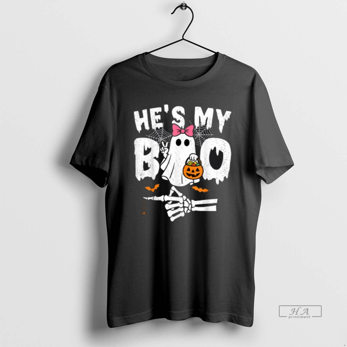 Trendy Hes My Boo Matching Couple Halloween Couples - clothing by TeeHivey.com