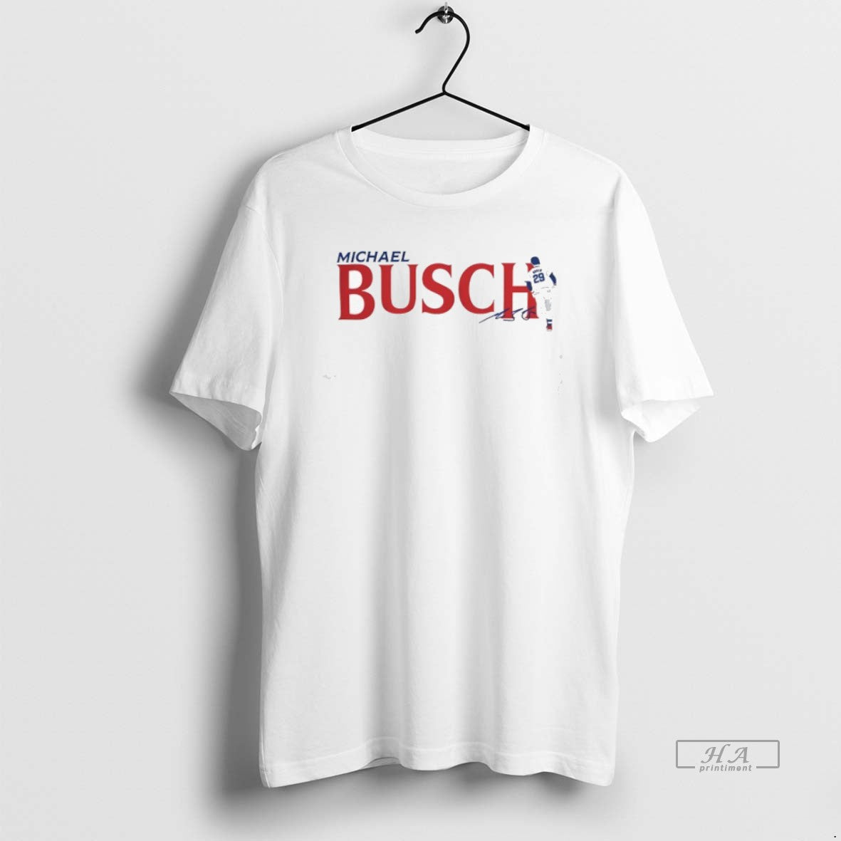 Trendy Michael Busch 29 Chicago Cubs Baseball Signature - clothing by TeeHivey.com