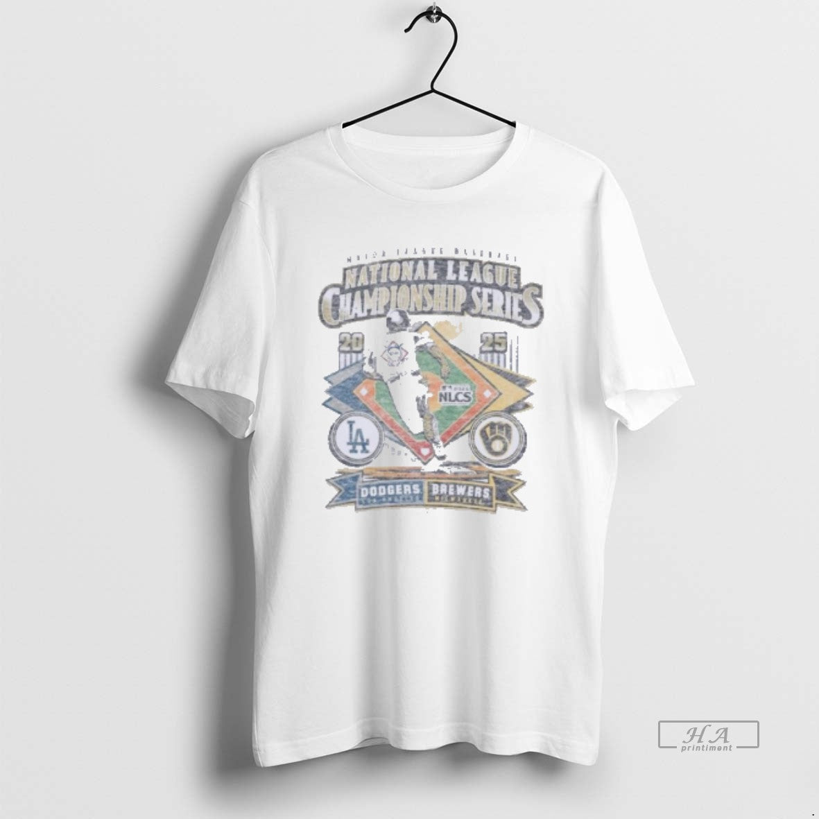 Trendy Nlcs Match Up Dueling 2025 Brewers Vs Dodgers - clothing by TeeHivey.com