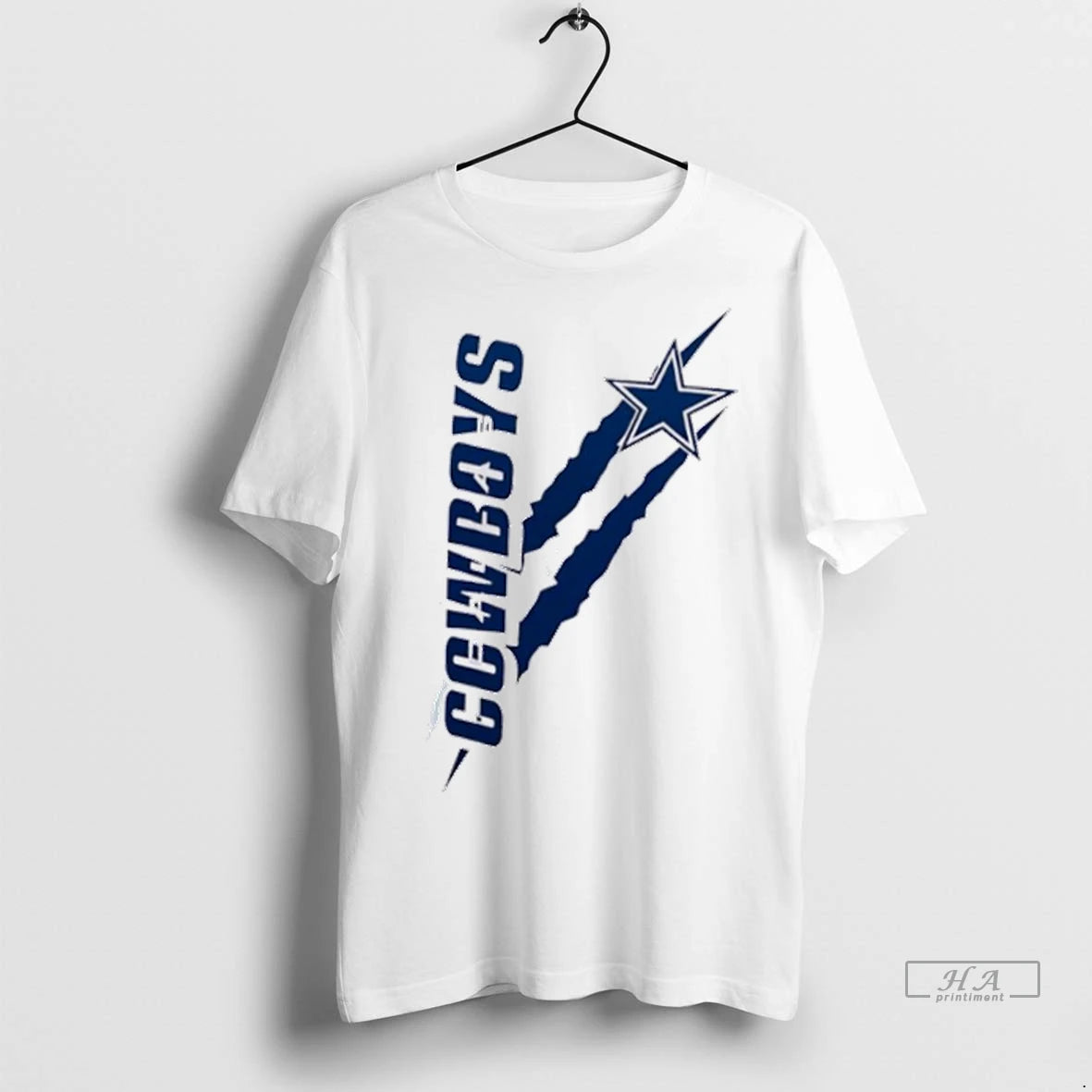 Trendy Officials Cowboys Color Scratch Design Shirt Sweater