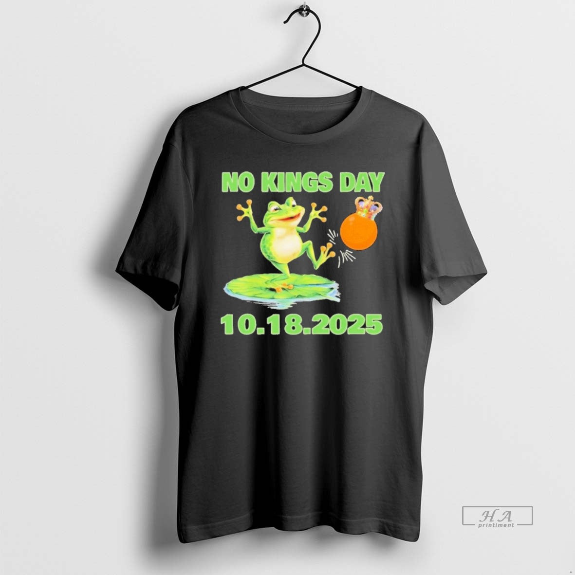 Trendy Portland Frog No Kings Day 10 18 - clothing by TeeHivey.com