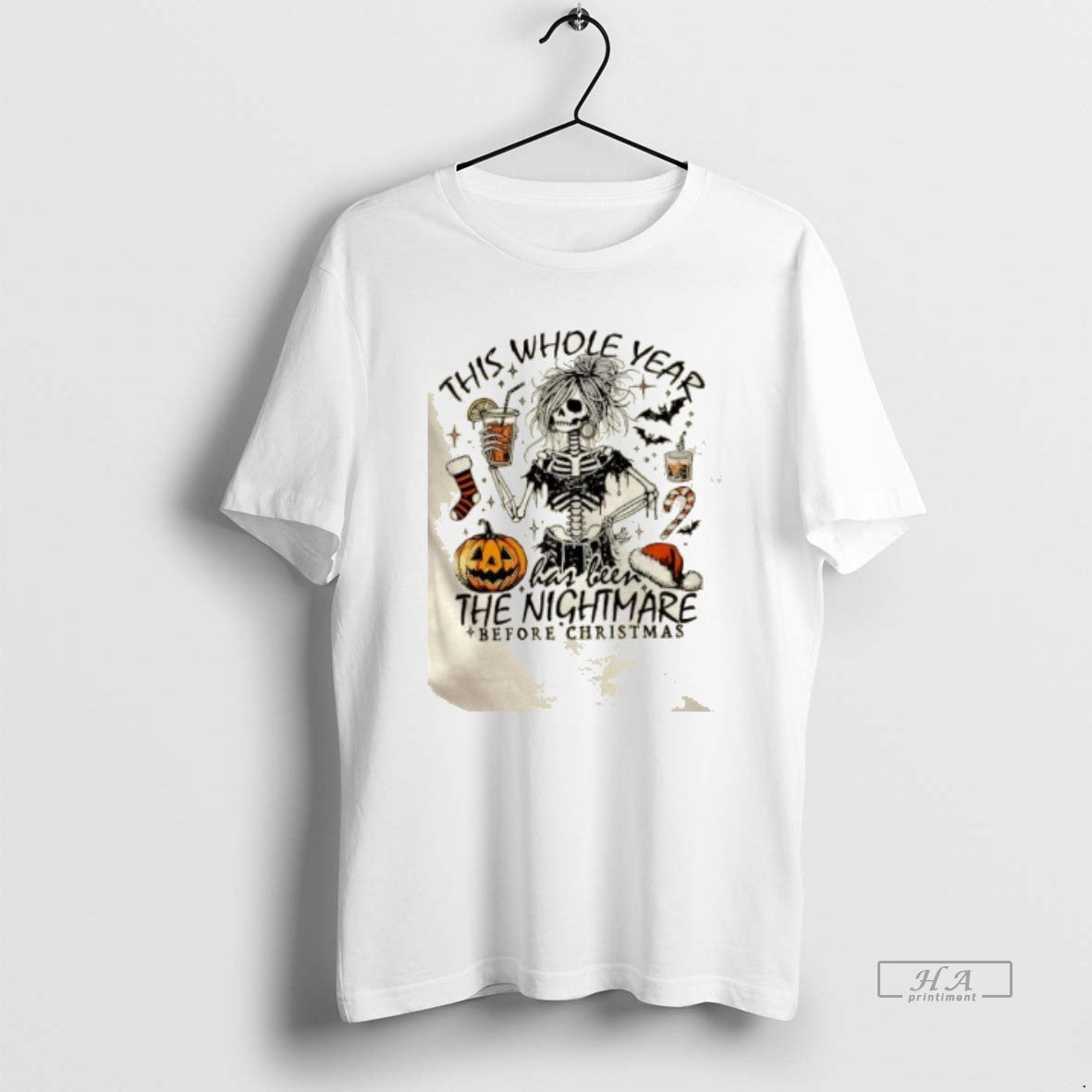 Trendy Skeleton This Whole Year Has Been The Nightmare Before Christmas - clothing by TeeHivey.com