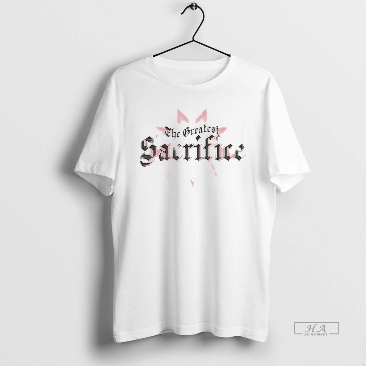 Trendy The Greatest Sacrifice Jesus Christ White - clothing by TeeHivey.com