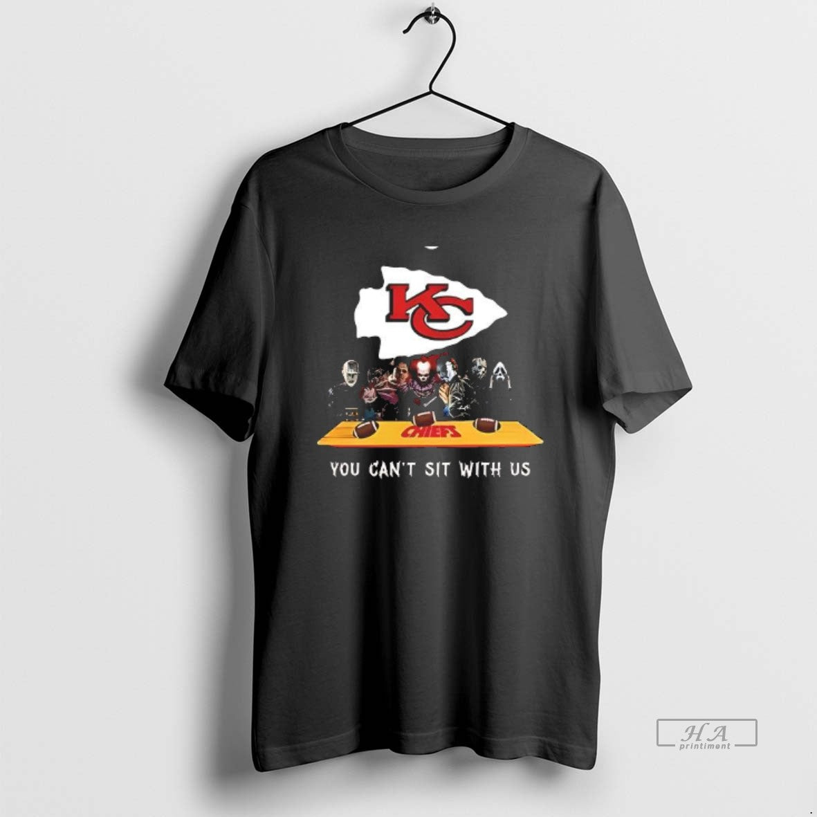 Trendy You Cant Sit With Us Chiefs Football Horror Movies Halloween - clothing by TeeHivey.com