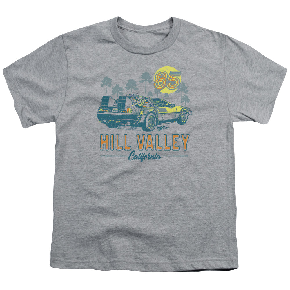 Back To The Future 85 Kids Youth T Shirt Athletic Heather - clothing by TeeHivey.com