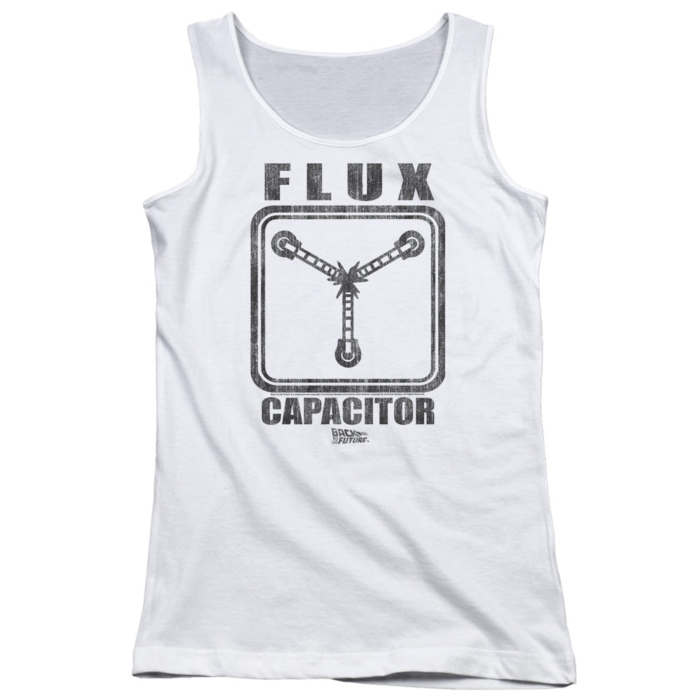 Back To The Future Flux Capacitor Womens Tank Top Shirt White - clothing by TeeHivey.com