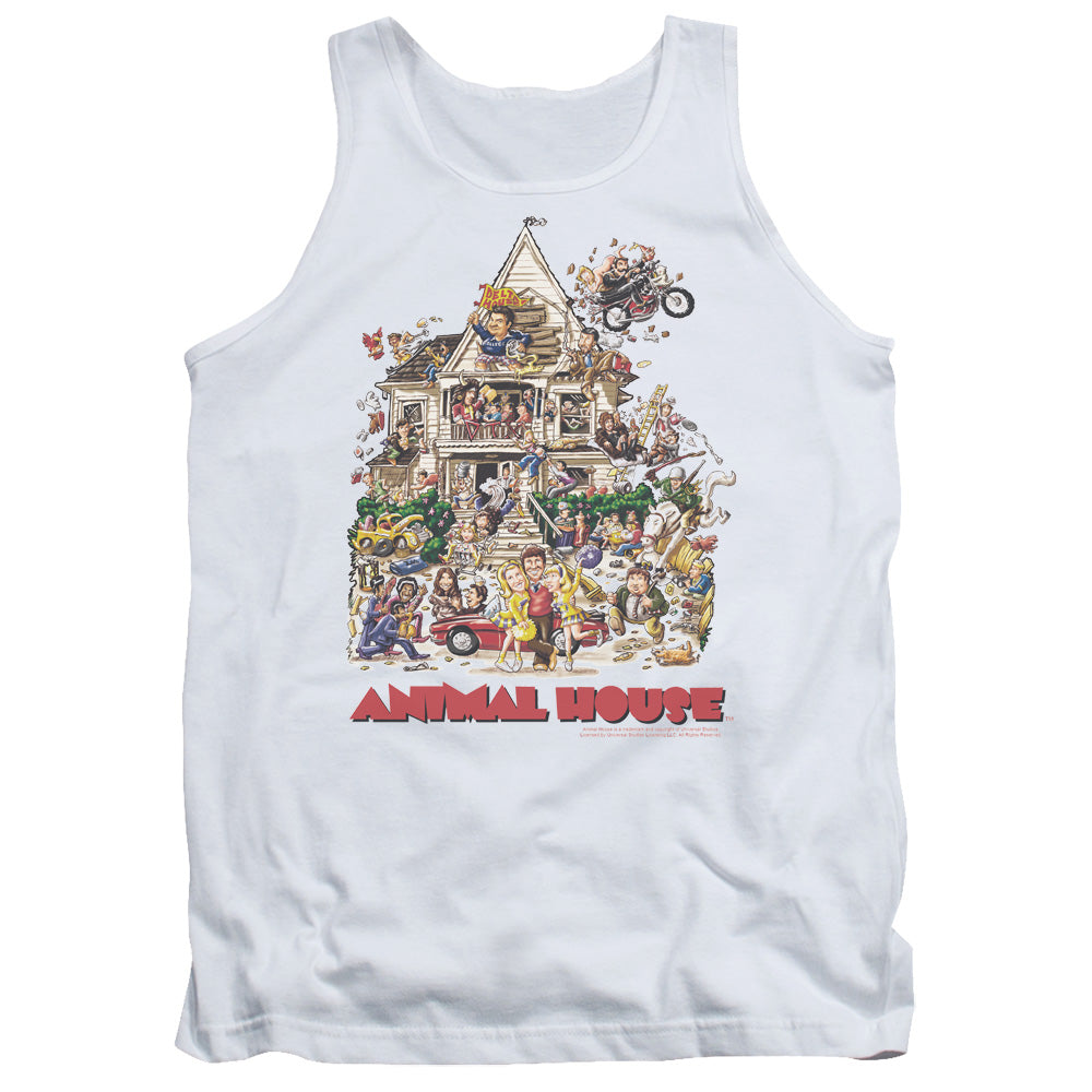 Animal House Poster Art Mens Tank Top Shirt White - clothing by TeeHivey.com