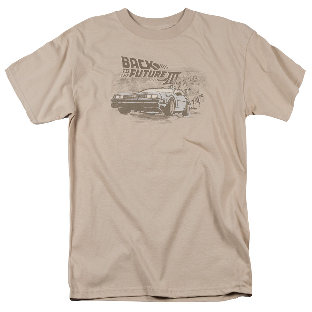 Back To The Future Iii Carboys And Indians Mens T Shirt Sand Sand - clothing by TeeHivey.com