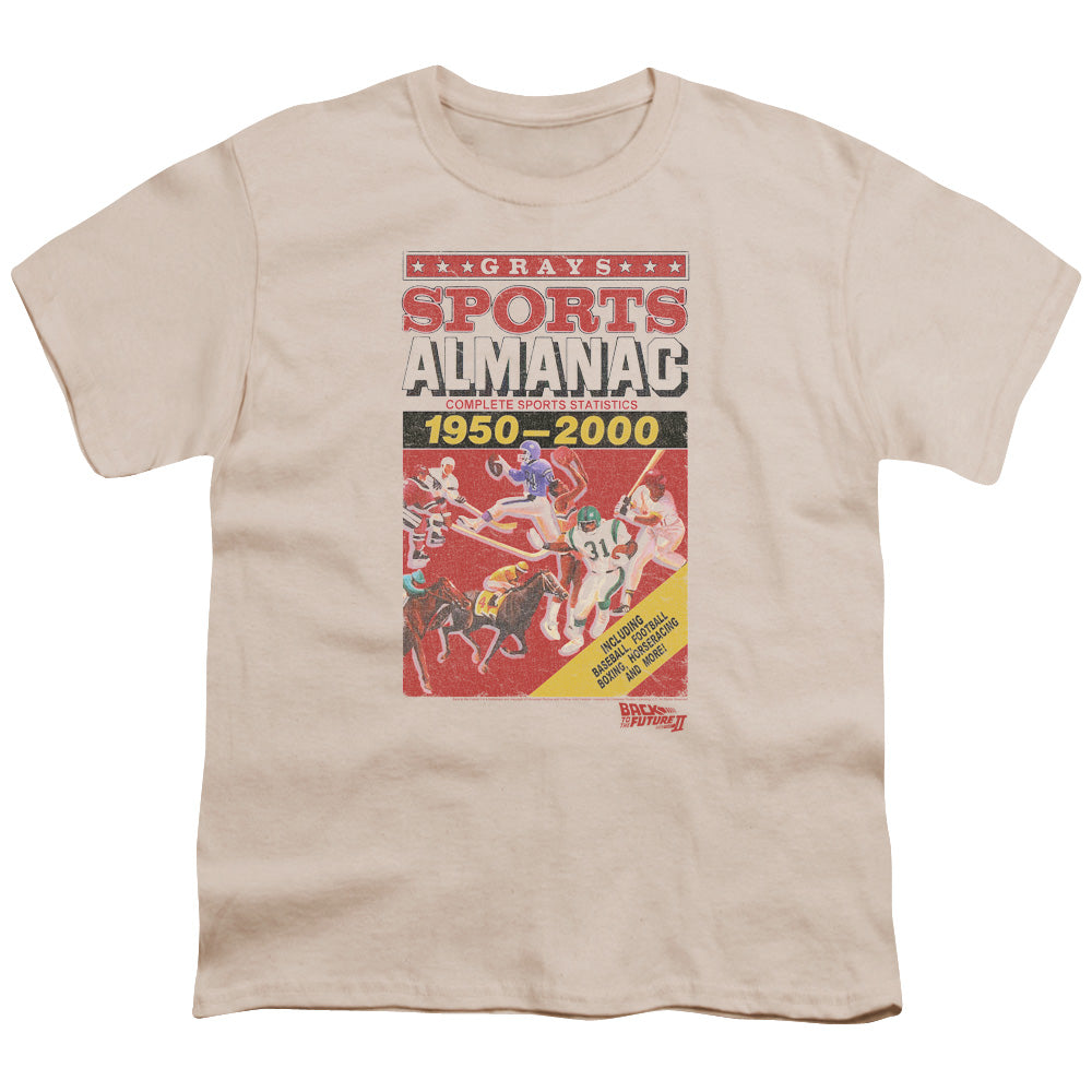 Back To The Future II Sports Almanac Kids Youth T Shirt Cream - clothing by TeeHivey.com