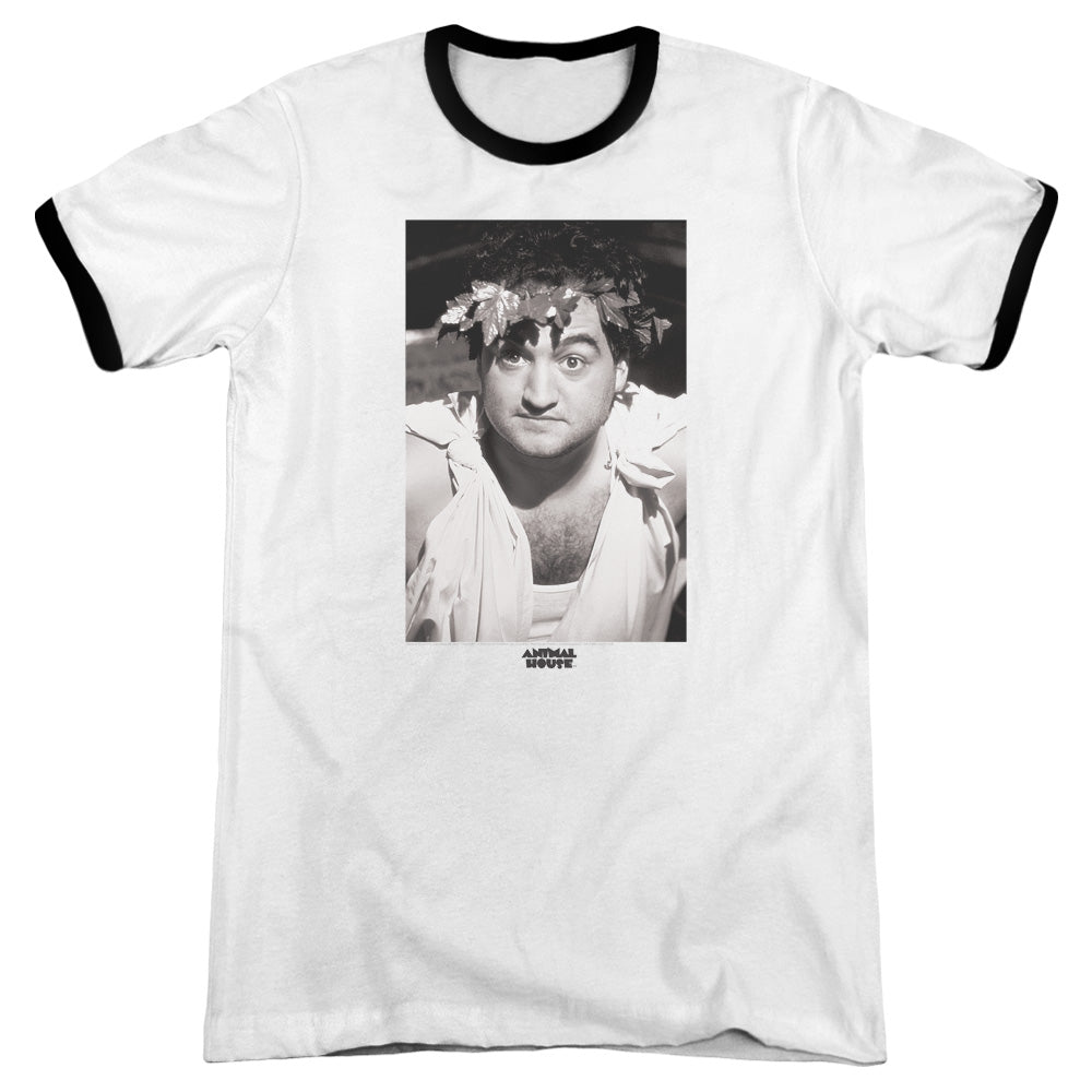 Animal House The Animal Heather Ringer Mens T Shirt White - clothing by TeeHivey.com
