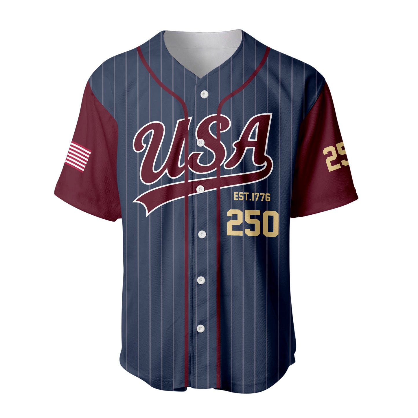 USA 250th Anniversary Baseball Jersey
