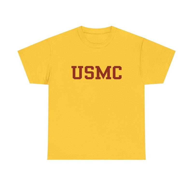 USMC Gold Tee USMC Boots Movie Shirt Marine Corps Shirt Gift for Fans