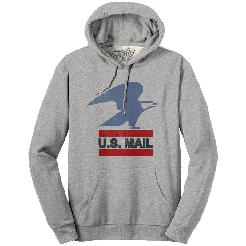USPS U.S. Mail Eagle Hooded Sweatshirt - Gray