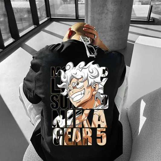 Unisex One Piece Monkey D.Luffy Gear 5 T-shirt, Luffy Gear Five T-shirt, One Piece Pirate Hunter Unisex Manga Shirt, One Piece Luffy Sweatshirt, one piece anime, roronoa zoro, zoro shirt, anime shorts, anime sweatshirt, Sweatshirt, Hoodie Sweatshirt, Hood